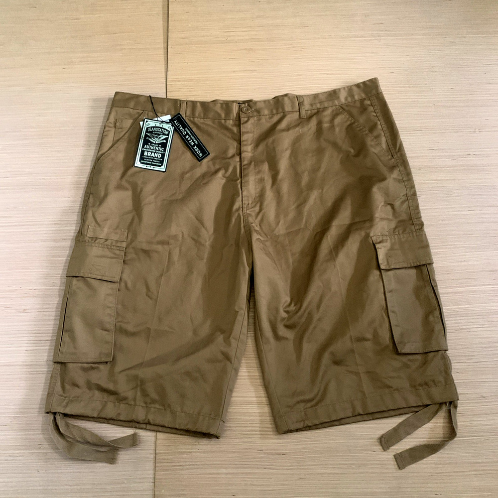 Jeanstation Superior Men's Size 50 Flat Front Cargo Shorts Big & Tall Brand New - Picture 7 of 16